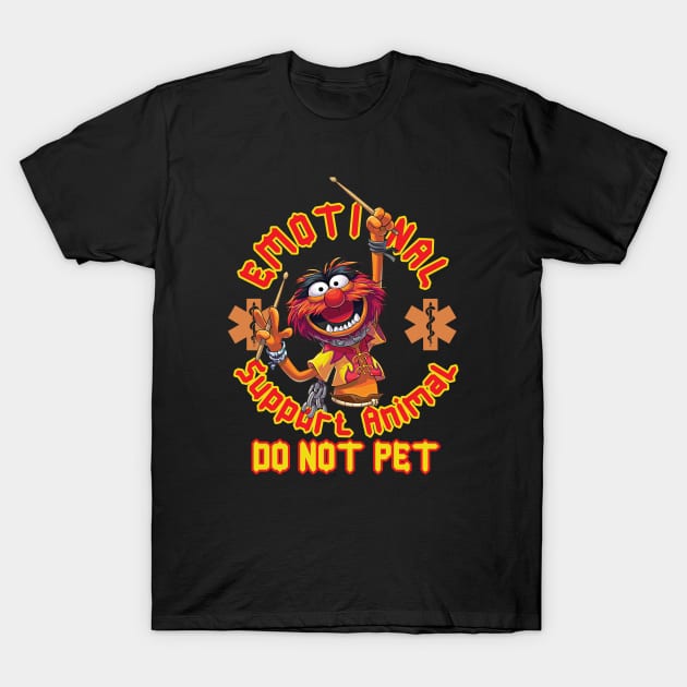 Emotional Support Animal T-Shirt by Alema Art